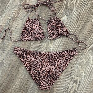Skatie Leopard Print Bikini Set